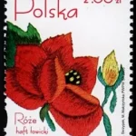 Róże w hafcie polskim
